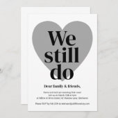 Vernieuwing Uitnodigingen Eenvoudig ontwerp (Voorkant / Achterkant)