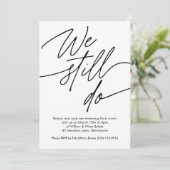 Vernieuwing Uitnodigingen Eenvoudig ontwerp (Staand voorkant)