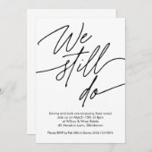 Vernieuwing Uitnodigingen Eenvoudig ontwerp (Voorkant / Achterkant)