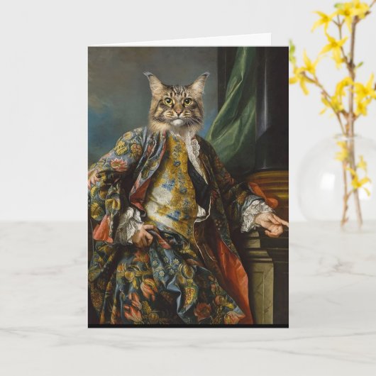 VERNIEUWING VAN MAN CAT-KAARTEN VOOR TWEEDE DAGEN KAART (Gele Bloem)