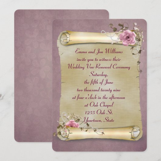  vernieuwing van scrollwieg kaart (Voorkant / Achterkant)