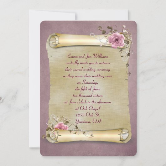 vernieuwing van scrollwieg kaart (Voorkant)