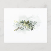 Vernis voor de Baby shower van Baby Woodland Anima Flyer (Achterkant)