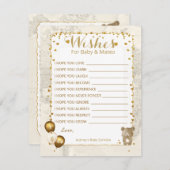 Vernissen en voorspelling van Baby sprinkhaan-Kaar Informatiekaartje (Voorkant / Achterkant)