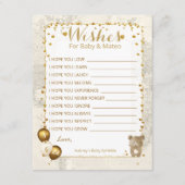 Vernissen en voorspelling van Baby sprinkhaan-Kaar Informatiekaartje (Voorkant)