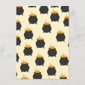 Vernissen voor het baby van baby shower informatiekaartje (Achterkant)