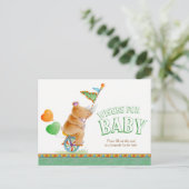 Vernissen voor het briefkaart van de baby circus r (Staand voorkant)