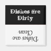 Vernissen zijn Dirty Dishwasher Magnet (Voorkant)
