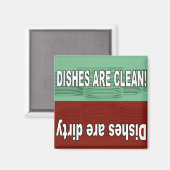 Vernissen zijn schoon en vuil magneet (Voorkant / Achterkant)