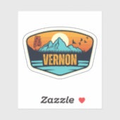 Vernon, Alabama Sticker (Vel)