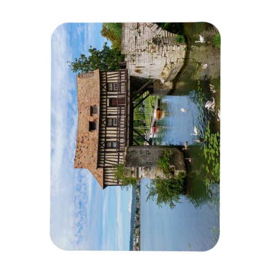 Vernon Old mill (vieuxvormer) - Normandy, Frankrij Magneet (Verticaal)