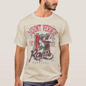 Vernon Rams Football T-Shirt monteren (Voorkant)