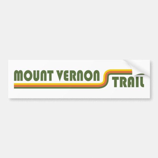 Vernon Trail monteren Bumpersticker (Voorkant)
