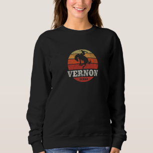 Vernon TX Antieke Country Western Retro Trui