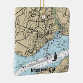 Vernon VA-kaart koppelen Keramisch Ornament (Rechts)