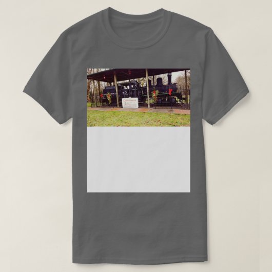 Vernonia Shay locomotief met Kerstmis T-shirt (Design voorkant)