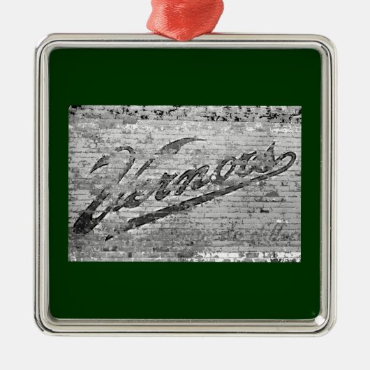Vernors Wall Ann Arbor, Michigan Metalen Ornament (Voorkant)