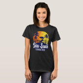 Vero Beach 2023 Florida Sunset Beach Retro Premium T-shirt (Voorkant volledig)