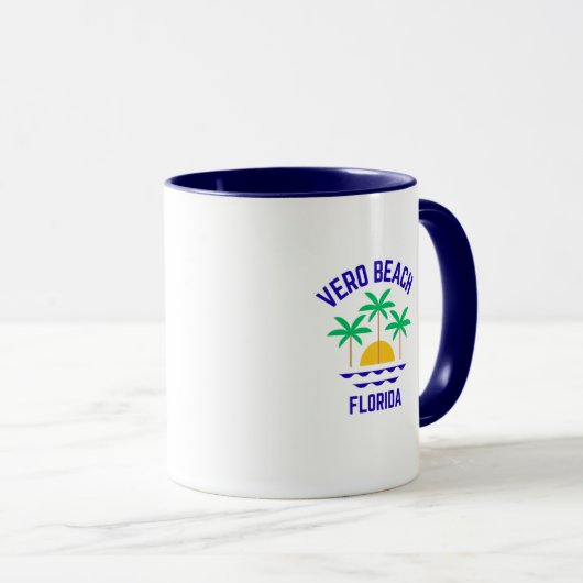 Vero Beach Florida Coffee Mug Mok (Voorkant rechts)