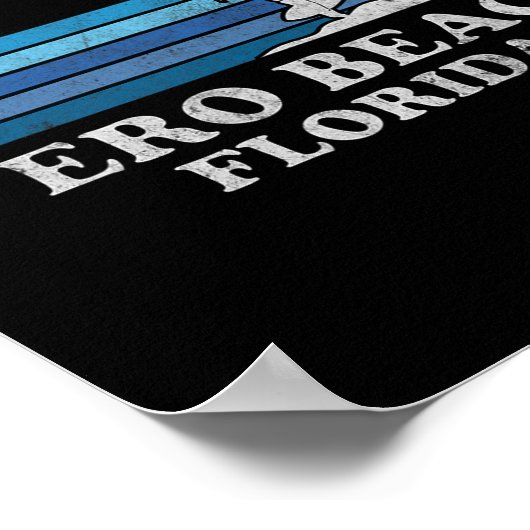 Vero Beach Florida Familie Zomervakantie  Poster (Hoek)