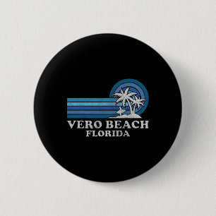 Vero Beach Florida Familie Zomervakantie Ronde Button 5,7 Cm