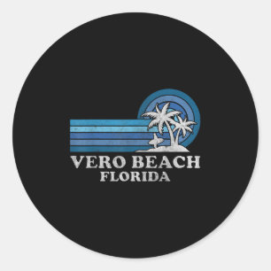 Vero Beach Florida Familie Zomervakantie  Ronde Sticker