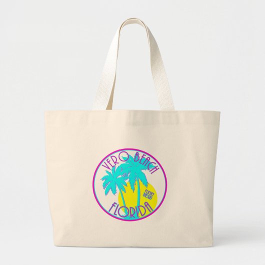 Vero Beach Florida Grote Tote Bag (Voorkant)
