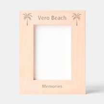 Vero Beach Florida laser gegraveerde lijst