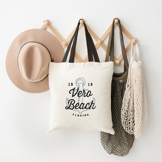 Vero Beach Florida Logo Tote Bag