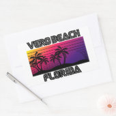 Vero Beach Florida Rechthoekige Sticker (Envelop)