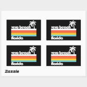 Vero Beach Florida Rechthoekige Sticker (Vel)