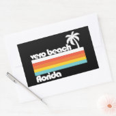 Vero Beach Florida Rechthoekige Sticker (Envelop)