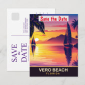 Vero Beach, Florida, Reisbriefkaart,  Save The Date (Voorkant / Achterkant)