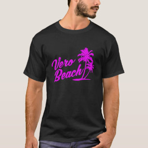 Vero Beach Florida Retro Distress Souven T-shirt