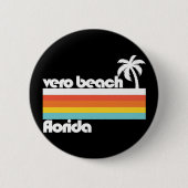 Vero Beach Florida Ronde Button 5,7 Cm (Voorkant)