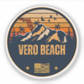 Vero Beach, Florida Sticker (Voorkant)