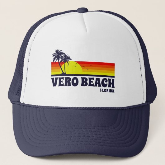 Vero Beach Florida Trucker Pet (Voorkant)