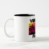 Vero Beach Florida Tweekleurige Koffiemok (Links)