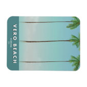 Vero Beach Florida vintage reisposter Magneet (Horizontaal)