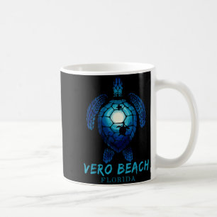 Vero Beach Florida Zeeschildpad Strand Liefhebber Koffiemok