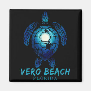 Vero Beach Florida Zeeschildpad Strand Liefhebber  Magneet