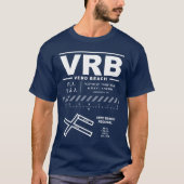 Vero Beach Regional Airport (VRB) T-shirt (Voorkant)
