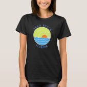 Vero Beach Retro Sunset T-shirt (Voorkant)