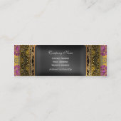 Verodart Porte Skinny Elegant Professional Mini Visitekaartje (Achterkant)