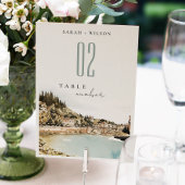 Verona Adige River Italië Waterverf Bruiloft Kaart