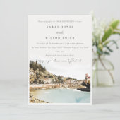 Verona Adige River Italië Waterverf Verloving Kaart (Staand voorkant)