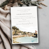 Verona Adige Rivier Italië Aquarel Bruidsdouche Kaart