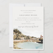 Verona Adige Rivier Italië Aquarel Bruidsdouche Kaart (Voorkant)