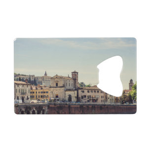 Verona-architectuur, Italië Creditkaart Flessenopener