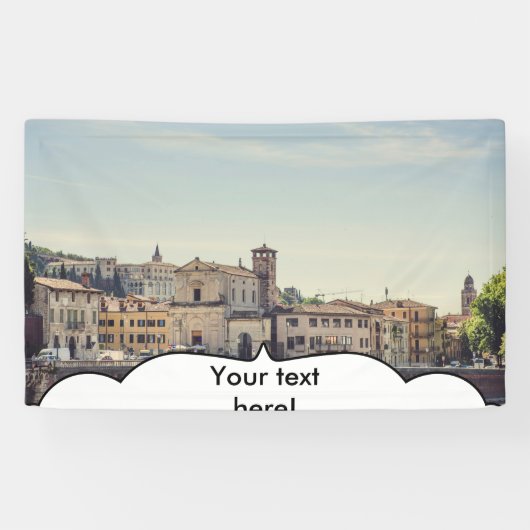Verona-architectuur, Italië Spandoek (Horizontaal)
